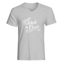 Mens Raised by Elves V-Neck T-shirt
