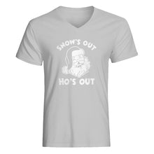 Mens Snows Out Ho's Out V-Neck T-shirt