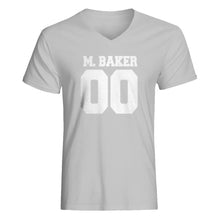Mens M. BAKER 00 V-Neck T-shirt