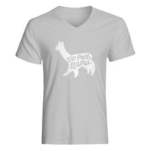 Mens No Prob llama Vneck T-shirt