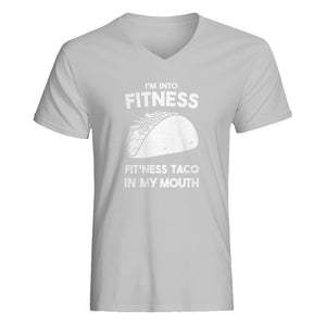 Mens Fitness Taco Vneck T-shirt