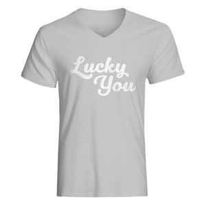 Mens Lucky You V-Neck T-shirt