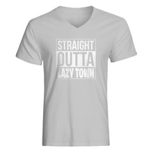 Mens Straight Outta Lazy Town V-Neck T-shirt