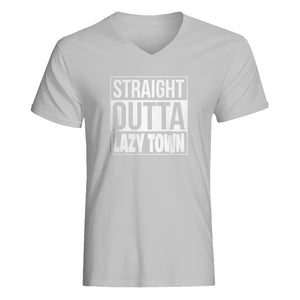Mens Straight Outta Lazy Town V-Neck T-shirt