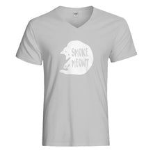 Mens Smoke Meowt Vneck T-shirt