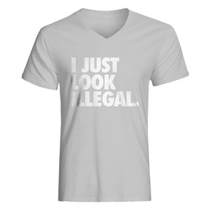 Mens Just Look Illegal Vneck T-shirt