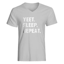 Mens Yeet Sleep Repeat V-Neck T-shirt