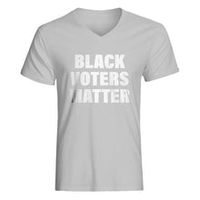 Mens BLACK VOTERS MATTER V-Neck T-shirt