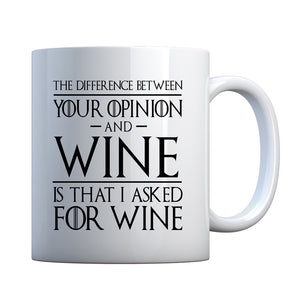 Mug Your Opinion and Wine Ceramic Gift Mug
