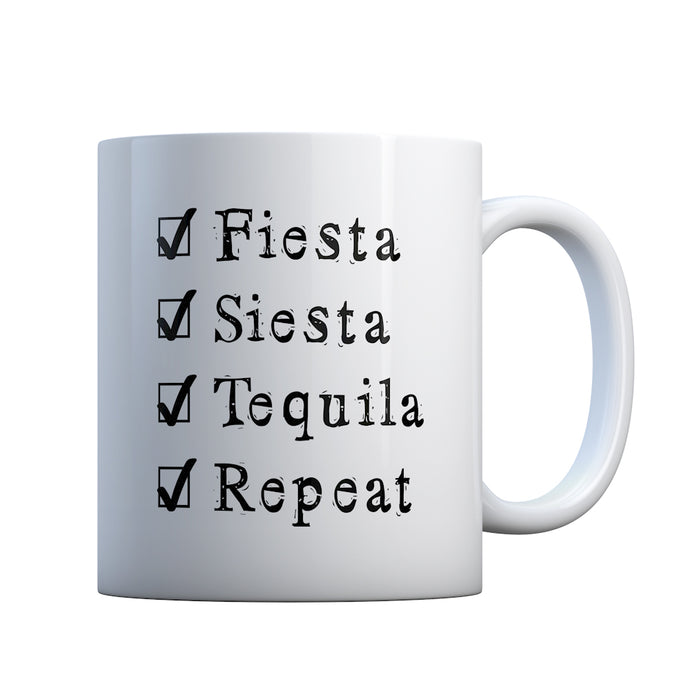 Fiesta Siesta Tequila Repeat Gift Mug