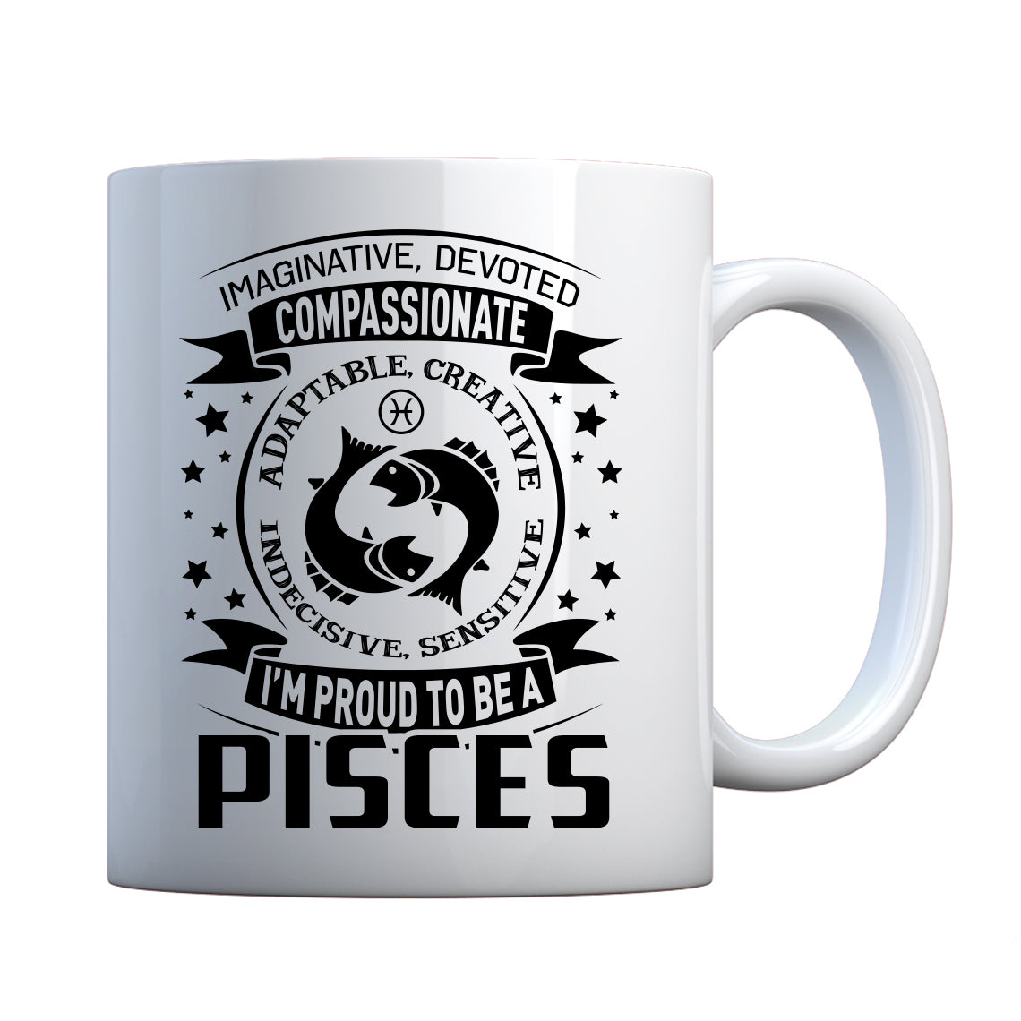 Mug Pisces Astrology Zodiac Sign Ceramic Gift Mug