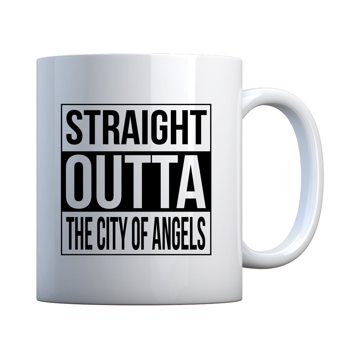 Straight Outta The City of Angels Ceramic Gift Mug
