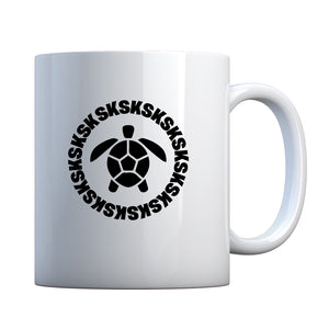 Turtle Sksksk Ceramic Gift Mug