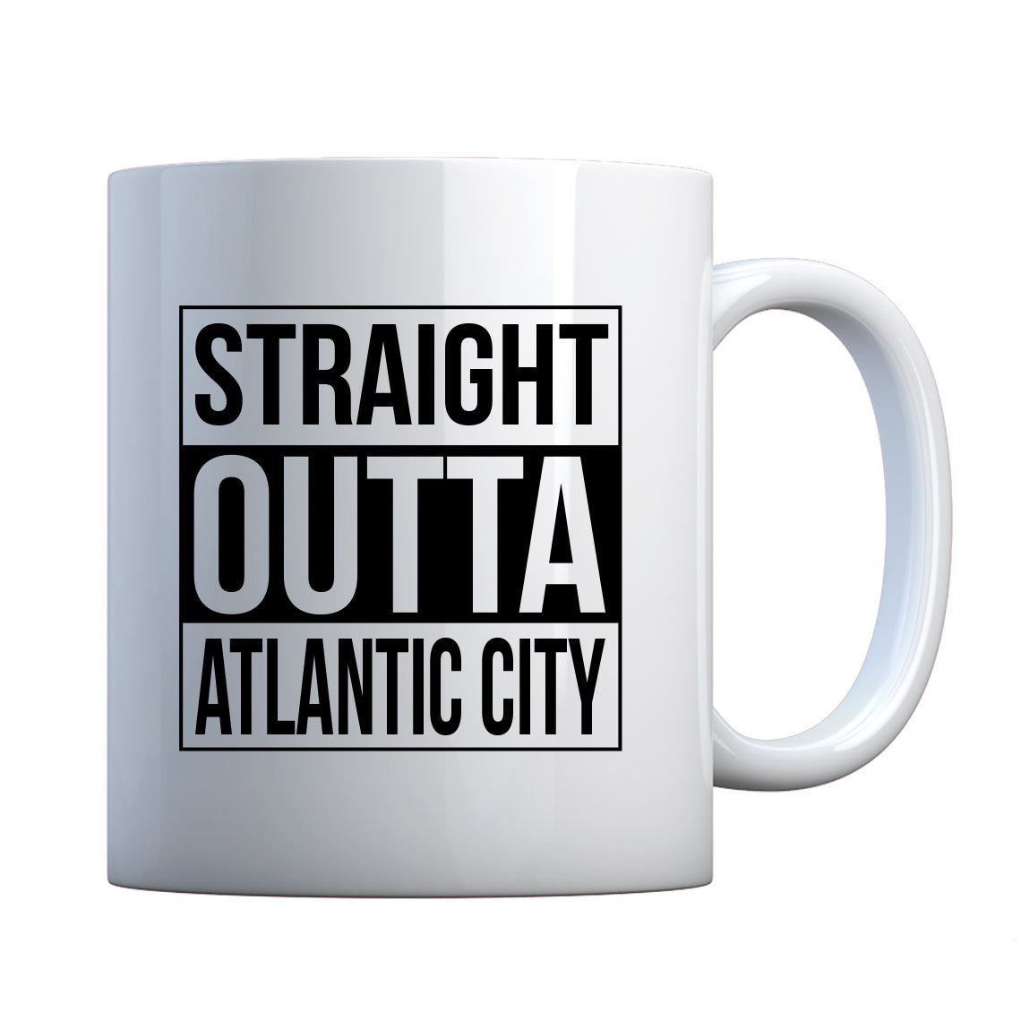 Straight Outta Atlantic City Ceramic Gift Mug