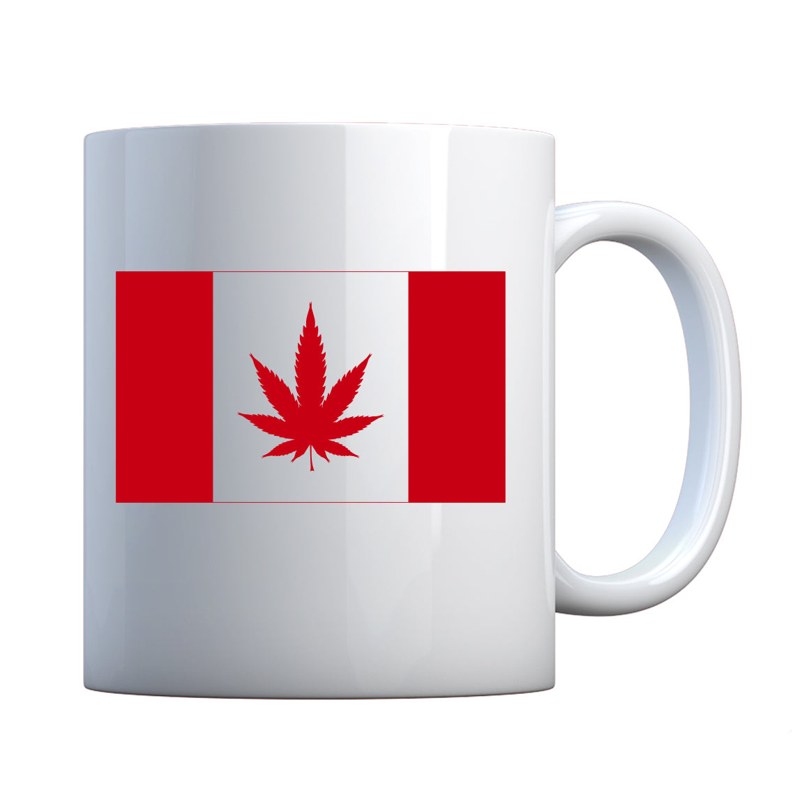 Canadian Marijuana Flag Ceramic Gift Mug