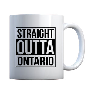 Straight Outta Ontario Ceramic Gift Mug