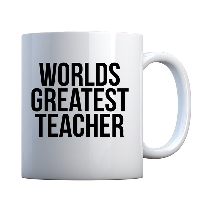 Mug Worlds Greatest Teacher Ceramic Gift Mug