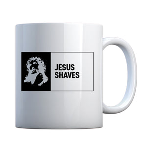 Jesus Shaves Ceramic Gift Mug