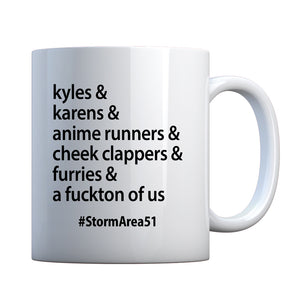 Storm Area 51 Runner Ceramic Gift Mug