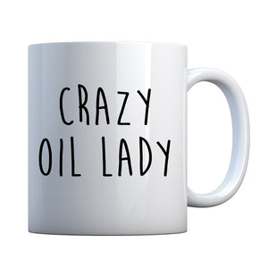 Mug Crazy Oil Lady Ceramic Gift Mug
