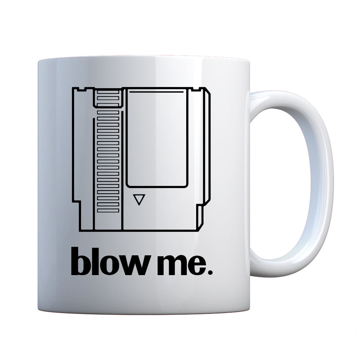 Mug Blow Me Game Cartridge Ceramic Gift Mug