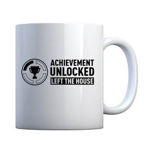 Achievement Unlocked Left The House Ceramic Gift Mug