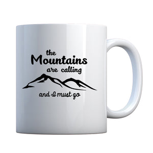 The Mountains are Calling Ceramic Gift Mug