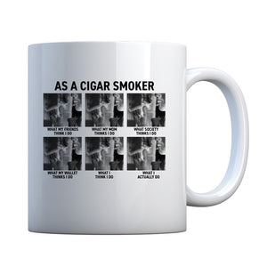 As a Cigar Smoker Ceramic Gift Mug