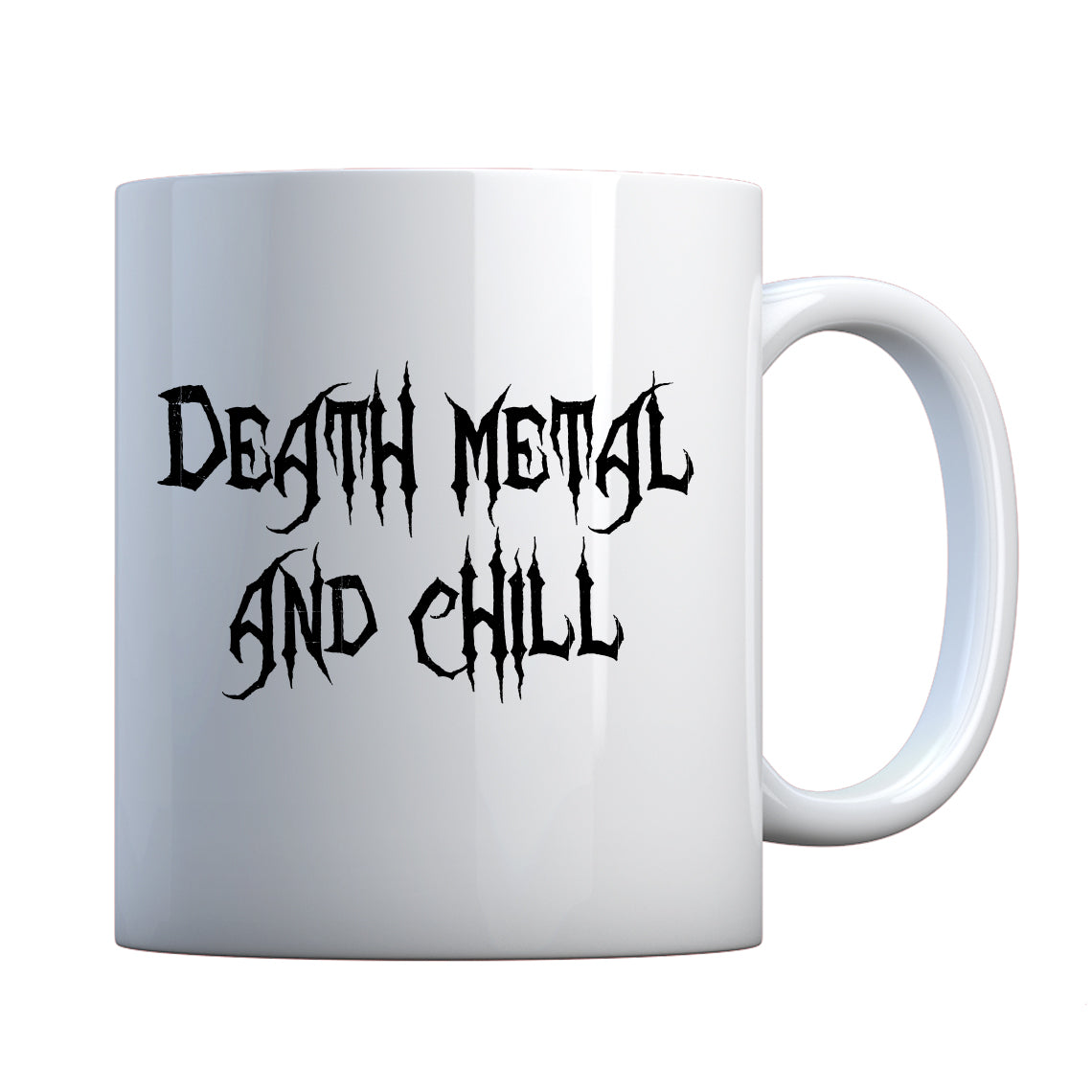 Mug Death Metal and Chill Ceramic Gift Mug
