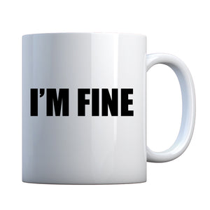 I'm Fine Ceramic Gift Mug