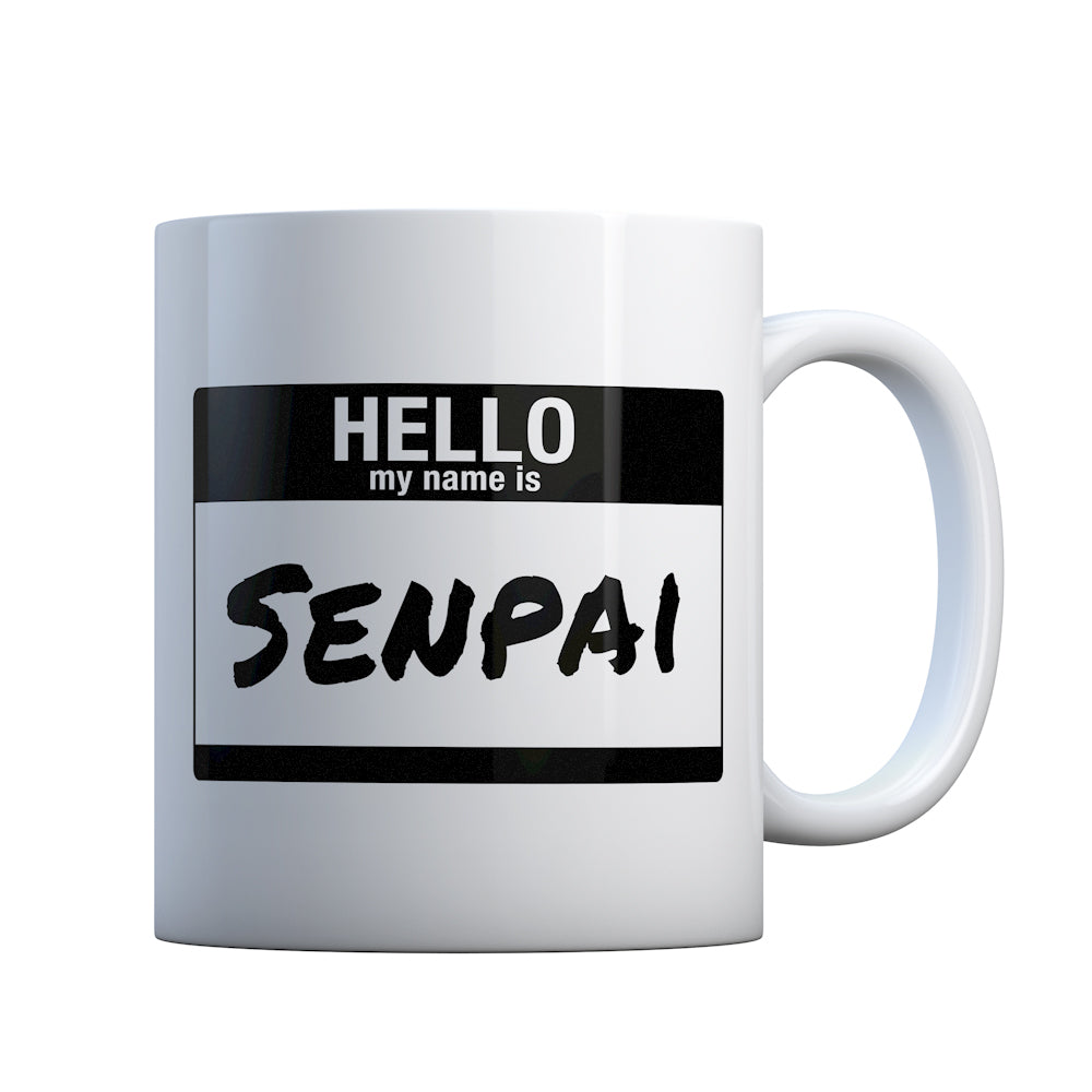 Hello My Name is Senpai Gift Mug