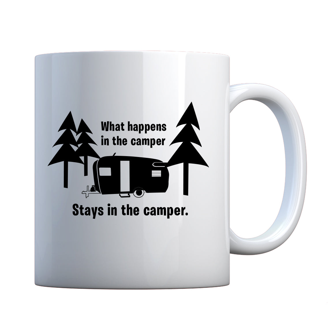 What Happens in the Camper Ceramic Gift Mug