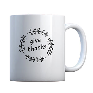 Give Thanks Ceramic Gift Mug