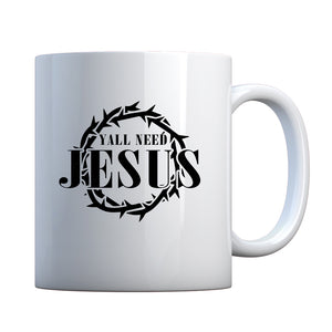 Mug Yall Need Jesus Ceramic Gift Mug