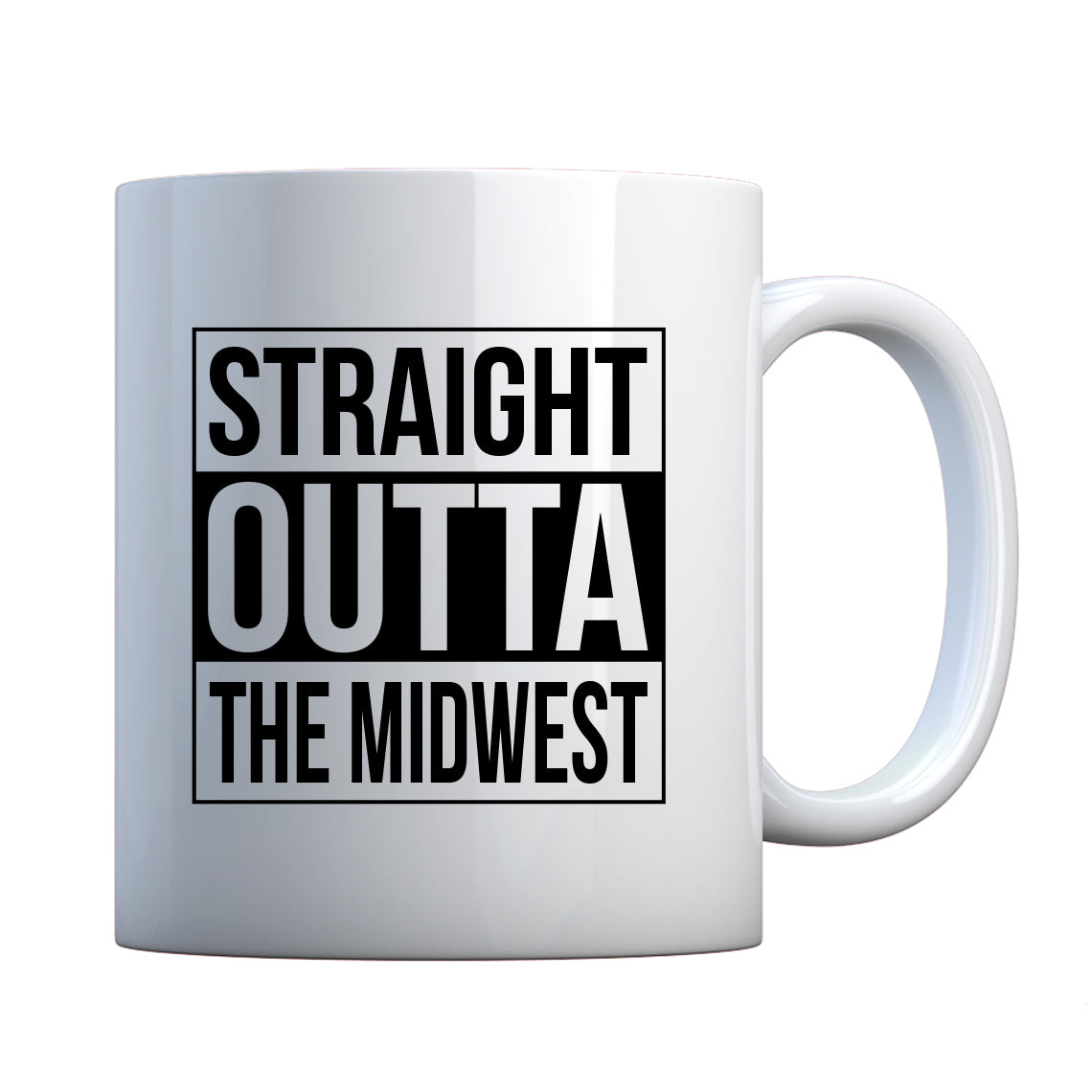 Straight Outta the Midwest Ceramic Gift Mug