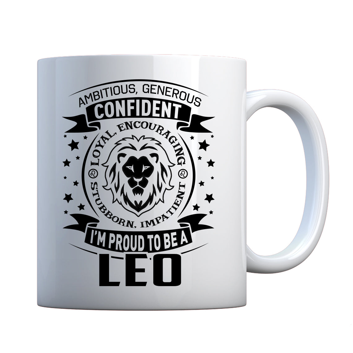 Mug Leo Astrology Zodiac Sign Ceramic Gift Mug