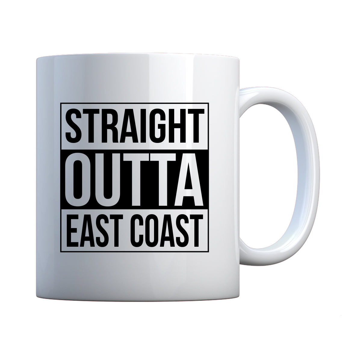 Straight Outta East Coast Ceramic Gift Mug