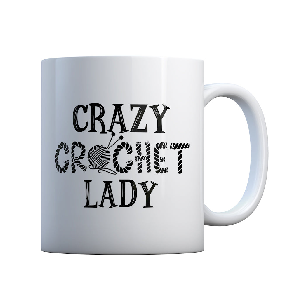 Crazy Crochet Lady Gift Mug