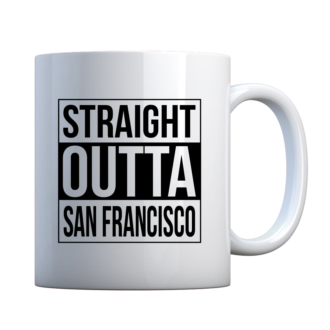 Straight Outta San Francisco Ceramic Gift Mug