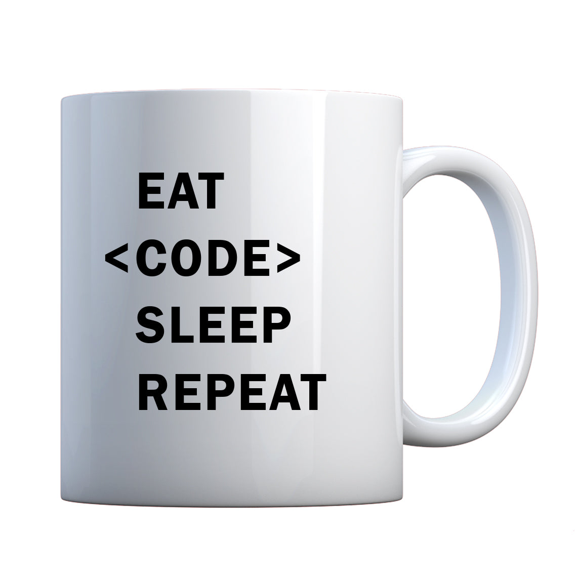 Mug Eat Code Sleep Repeat Ceramic Gift Mug