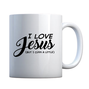 Mug I Love Jesus but I Cuss a Little Ceramic Gift Mug