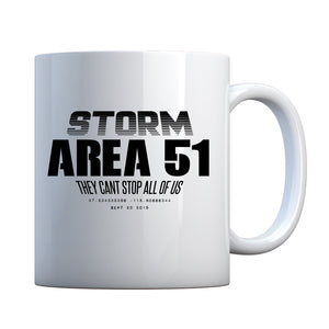 Storm Area 51 They Can't Stop Us All Ceramic Gift Mug