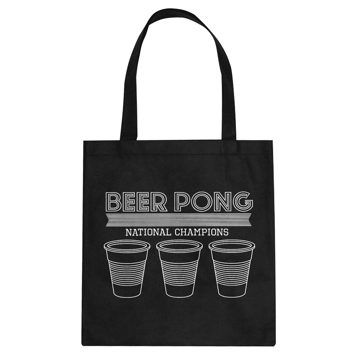 Tote Beer Pong National Champions Canvas Tote Bag