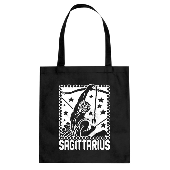 Tote Sagittarius Zodiac Astrology Canvas Tote Bag