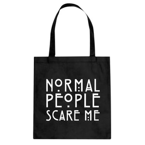 Tote Normal People Scare Me Canvas Tote Bag