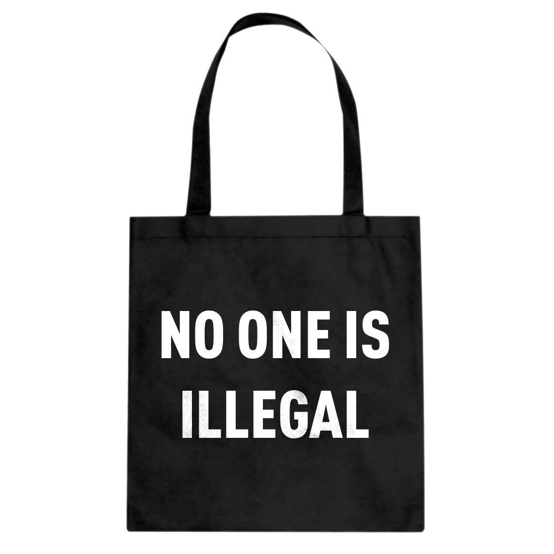Tote No One is Illegal Canvas Tote Bag