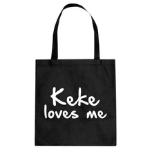 Keke Loves Me Cotton Canvas Tote Bag