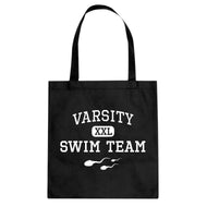 Varsity Swim Team Cotton Canvas Tote Bag