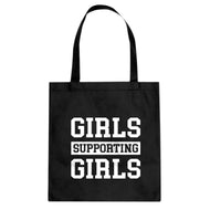 Girls Supporting Girls Cotton Canvas Tote Bag