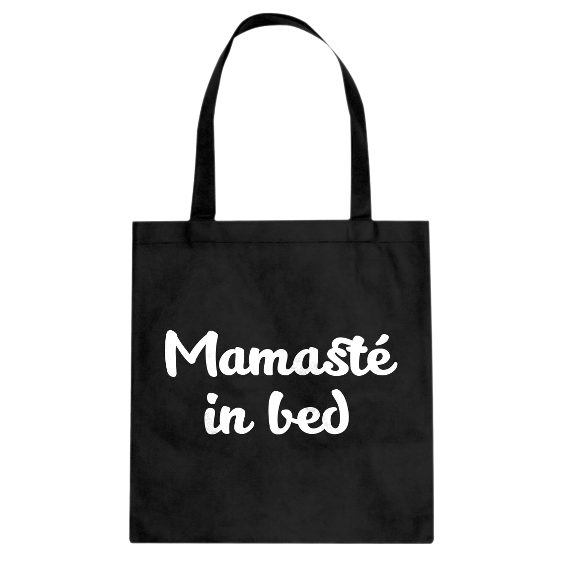 Tote Mamaste in Bed Canvas Tote Bag